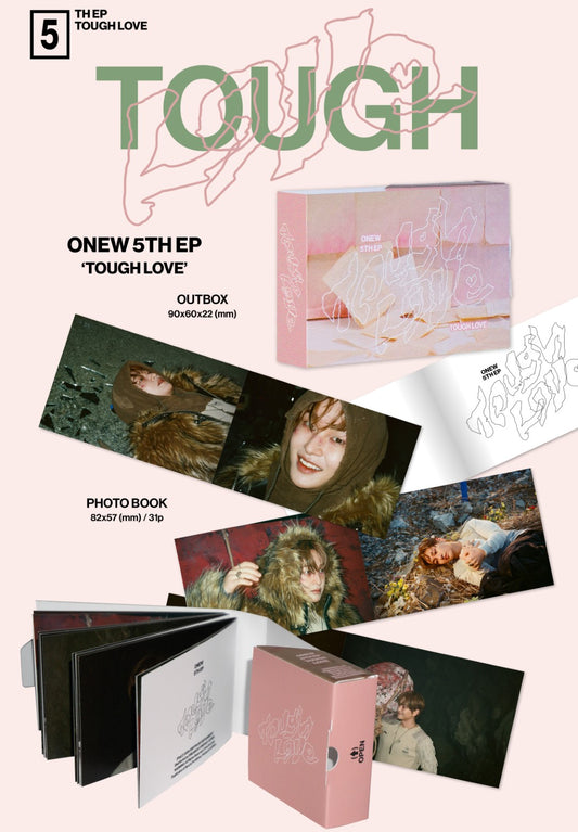 ONEW - 5th Mini Album [TOUGH LOVE] (POCKET BOOK Ver.)