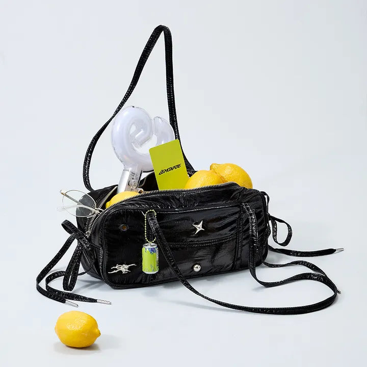 [coller aespa edition] COLLER BAGUETTE BAG (Black)