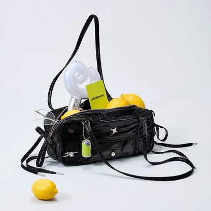 [coller aespa edition] COLLER BAGUETTE BAG (Black)