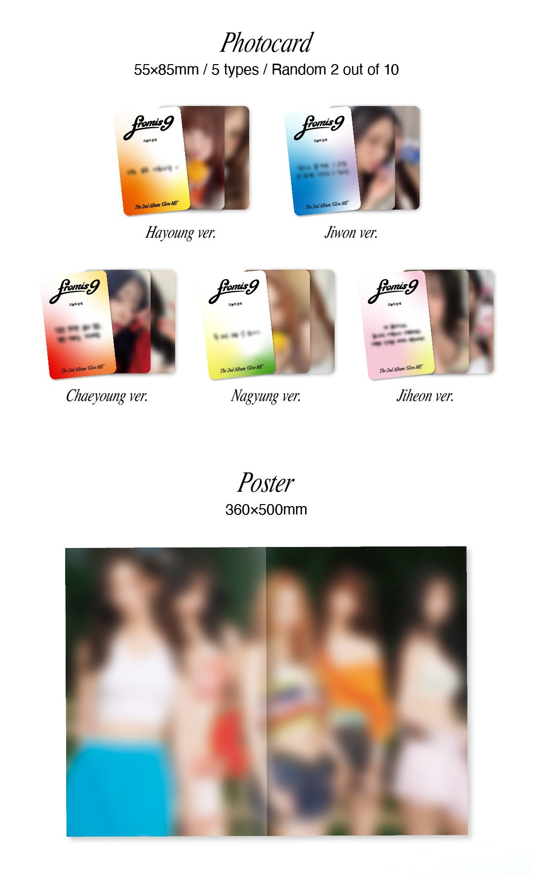 fromis_9 - 2nd Album [Glow ME] (Glow Ver.)