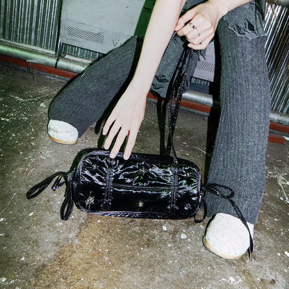 [coller aespa edition] COLLER BAGUETTE BAG (Black)