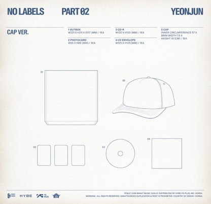 YEONJUN - [NO LABELS: PART 02] (Cap Ver.) LIMITED