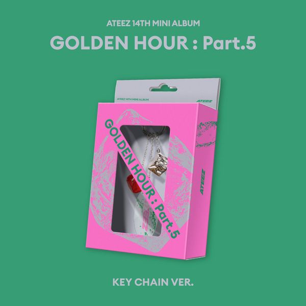 (Withmuu Gift) ATEEZ - 14th Mini Album [GOLDEN HOUR : Part.5] (KEY CHAIN Ver.)