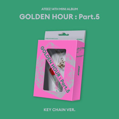 (Withmuu Gift) ATEEZ - 14th Mini Album [GOLDEN HOUR : Part.5] (KEY CHAIN Ver.)