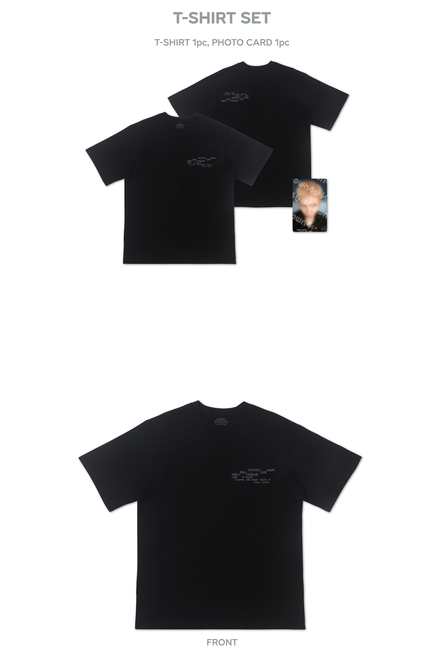 SHINee - [2026 SHINee WORLD VIII : [THE INVERT] MD] T-SHIRT SET