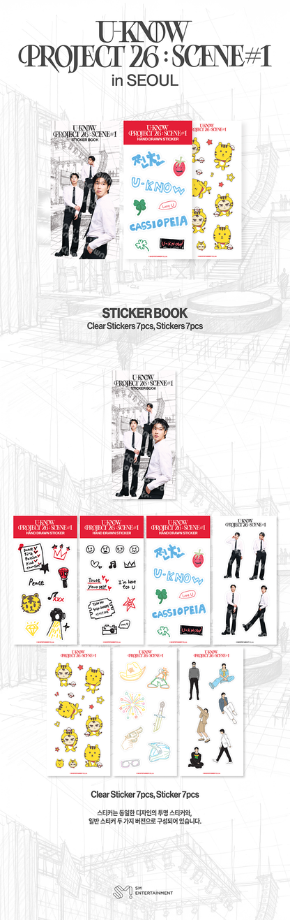 U-KNOW - [2026 [U-KNOW PROJECT 26 : SCENE#1] in SEOUL MD] STICKER BOOK