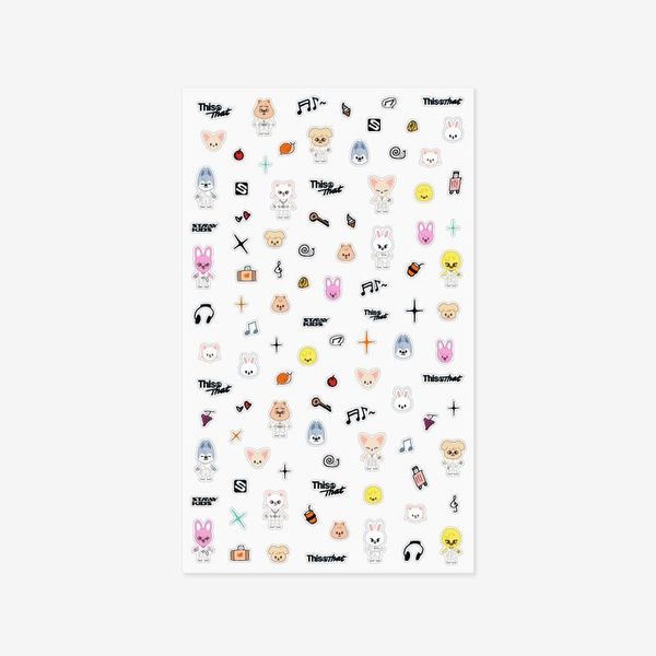 (+ Gift) Stray Kids - [[THIS & THAT] POP-UP MD] SKZOO MICRO STICKER