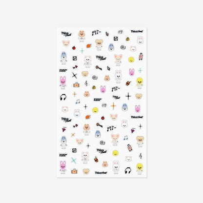 (+ Gift) Stray Kids - [[THIS & THAT] POP-UP MD] SKZOO MICRO STICKER