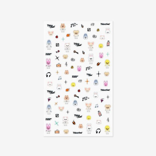 (+ Gift) Stray Kids - [[THIS & THAT] POP-UP MD] SKZOO MICRO STICKER