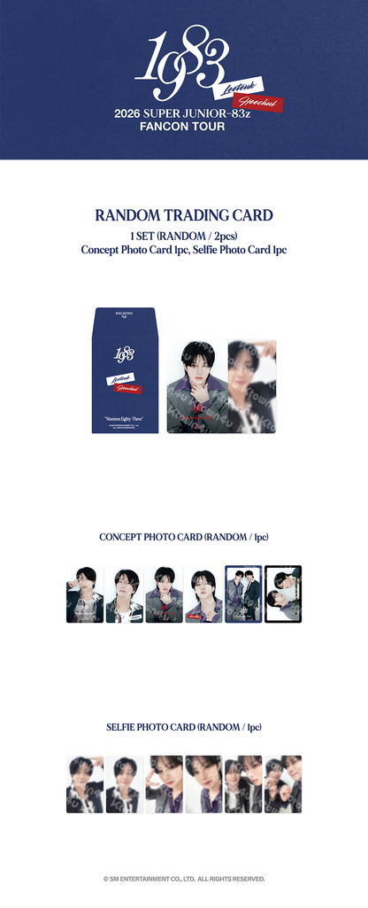 SUPER JUNIOR-83z - [2026 FAN-CON TOUR [1983] IN SEOUL MD] RANDOM TRADING CARD