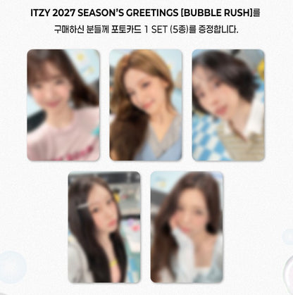 (AppleMusic Gift) ITZY - 2027 Season's Greetings [BUBBLE RUSH]