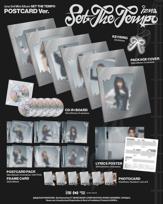 izna - 3rd Mini Album [SET THE TEMPO] (POSTCARD Ver.)