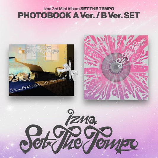 (Ktown Gift + Pre-order Gift) izna - 3rd Mini Album [SET THE TEMPO] (PHOTOBOOK Ver.)