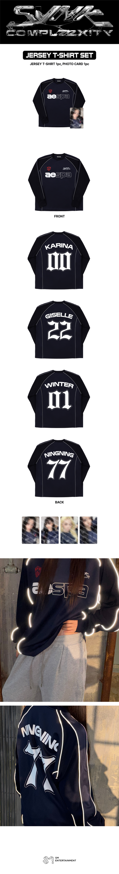 aespa - [2026 LIVE TOUR [SYNK: COMPLaeXITY] MD] JERSEY T-SHIRT SET