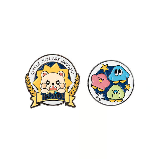 TEAM01 Official MD : METAL BADGE SET
