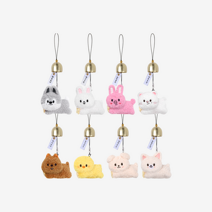 (+ Gift) Stray Kids - [2026 World Tour [RUN IT] MD] SKZOO PLUSH DOOR BELL KEYRING