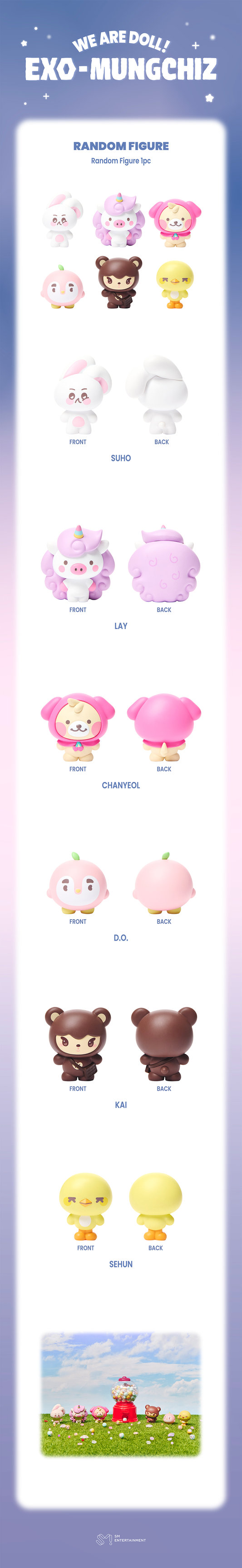 EXO - [2026 [We Are DOLL! EXO-MUNGCHIZ] MD] RANDOM FIGURE