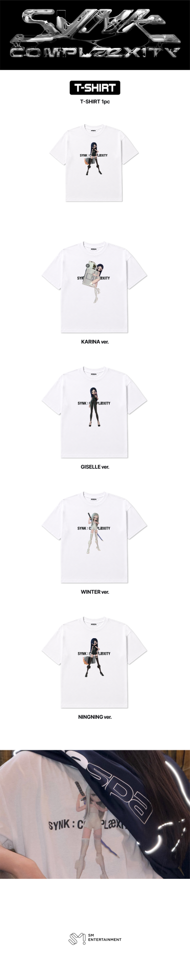 aespa - [2026 LIVE TOUR [SYNK: COMPLaeXITY] MD] T-SHIRT