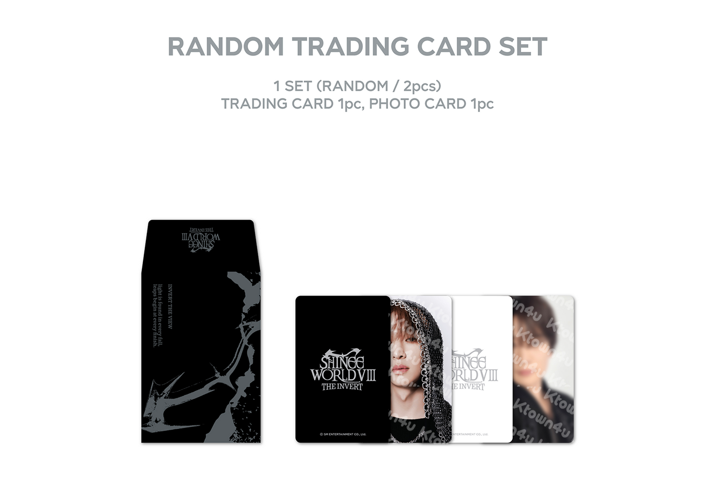 SHINee - [2026 SHINee WORLD VIII : [THE INVERT] MD] RANDOM TRADING CARD SET