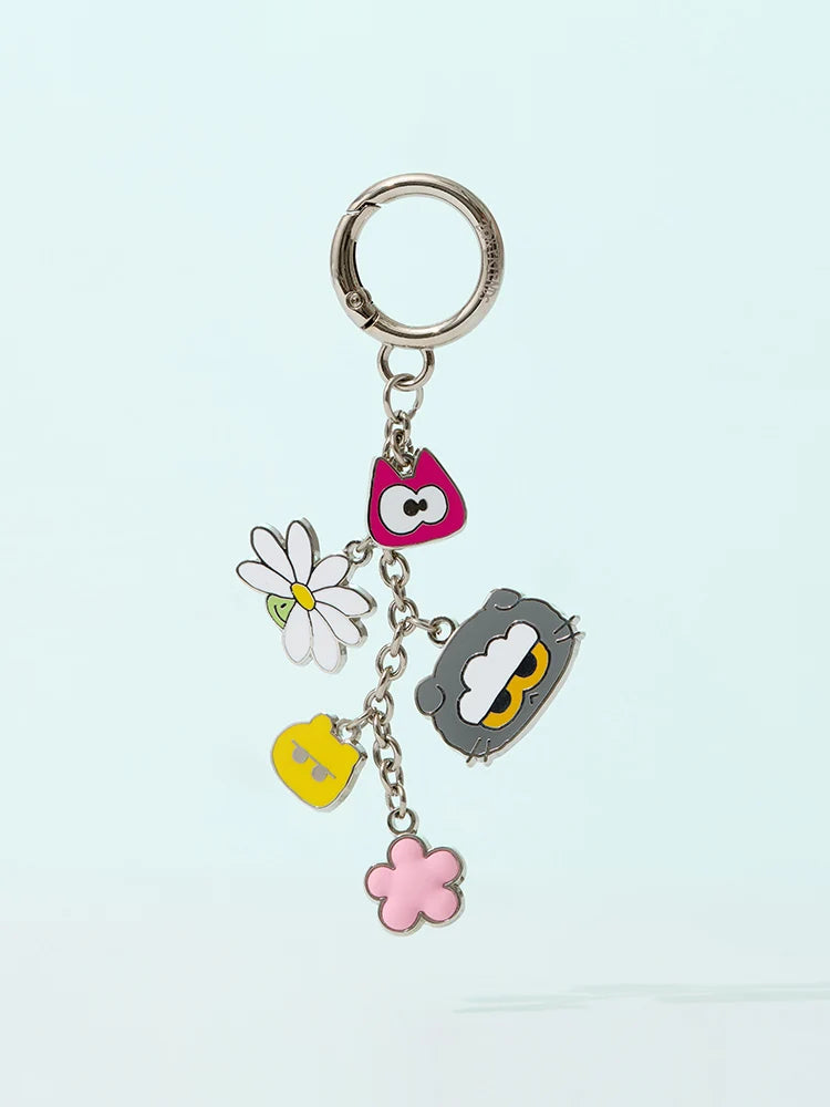 ZO&FRIENDS Signature Metal Keyring