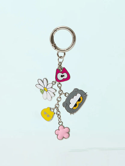 ZO&FRIENDS Signature Metal Keyring