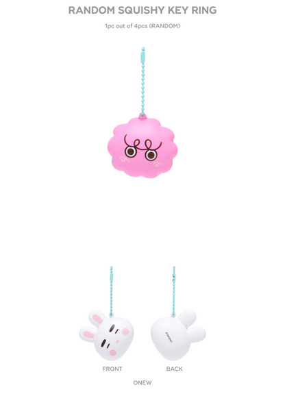 SHINee - [2026 SHINee WORLD VIII : [THE INVERT] MD] RANDOM SQUISHY KEY RING