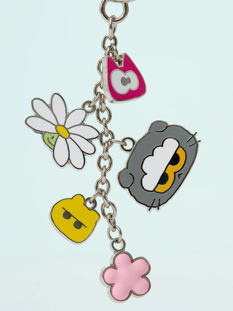 ZO&FRIENDS Signature Metal Keyring