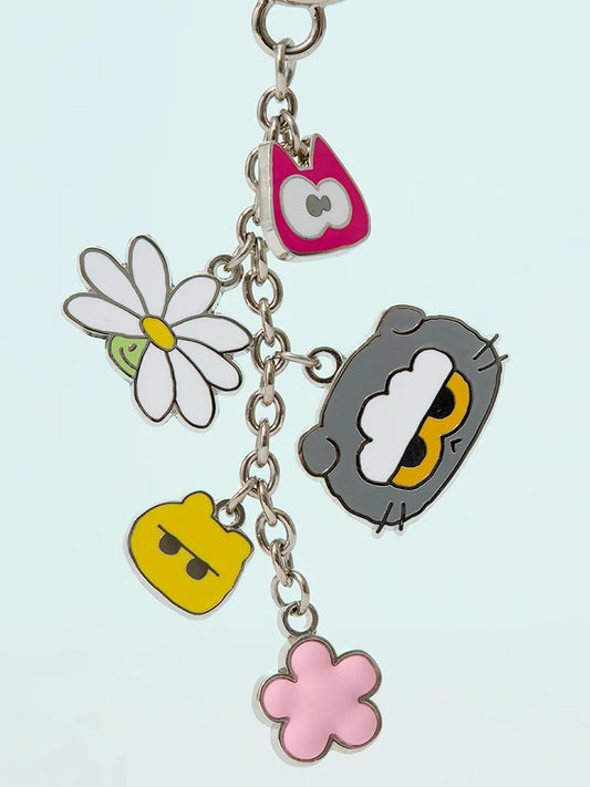 ZO&FRIENDS Signature Metal Keyring