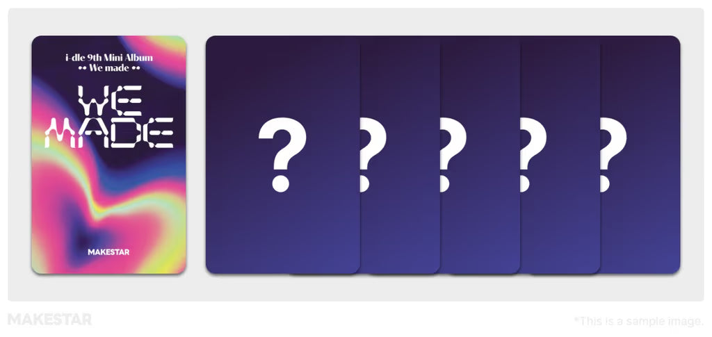 (Makestar Gift) i-dle - 9th Mini Album [We made] (POCAALBUM Ver.)