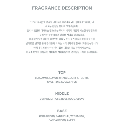 SHINee - [2026 SHINee WORLD VIII : [THE INVERT] MD] PAPER INSENSE SET [INVERT VER.]