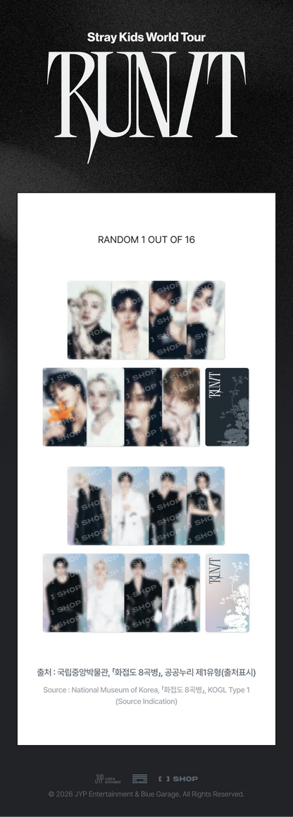 (+ Gift) Stray Kids - [2026 World Tour [RUN IT] MD] SPECIAL TRADING CARD