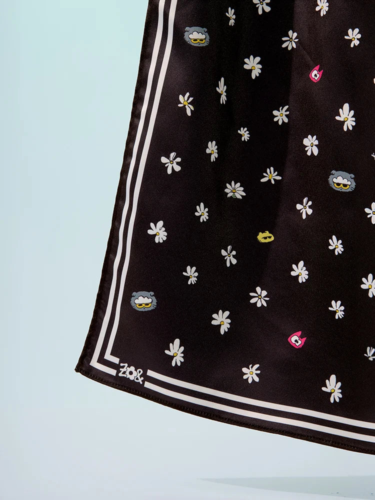 ZO&FRIENDS Signature Scarf (Black)