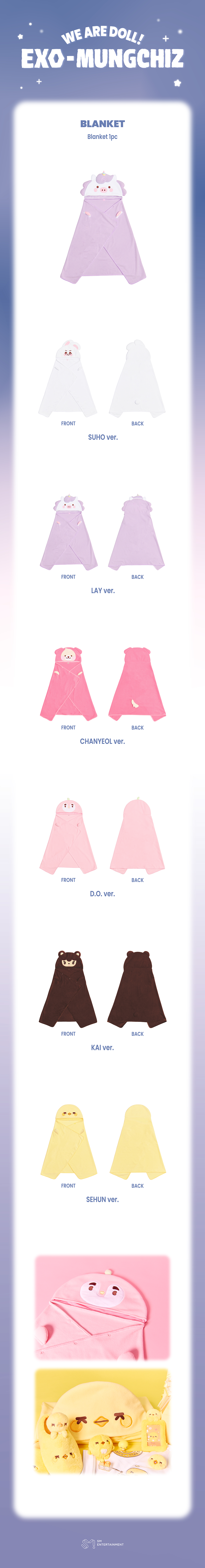 EXO - [2026 [We Are DOLL! EXO-MUNGCHIZ] MD] BLANKET