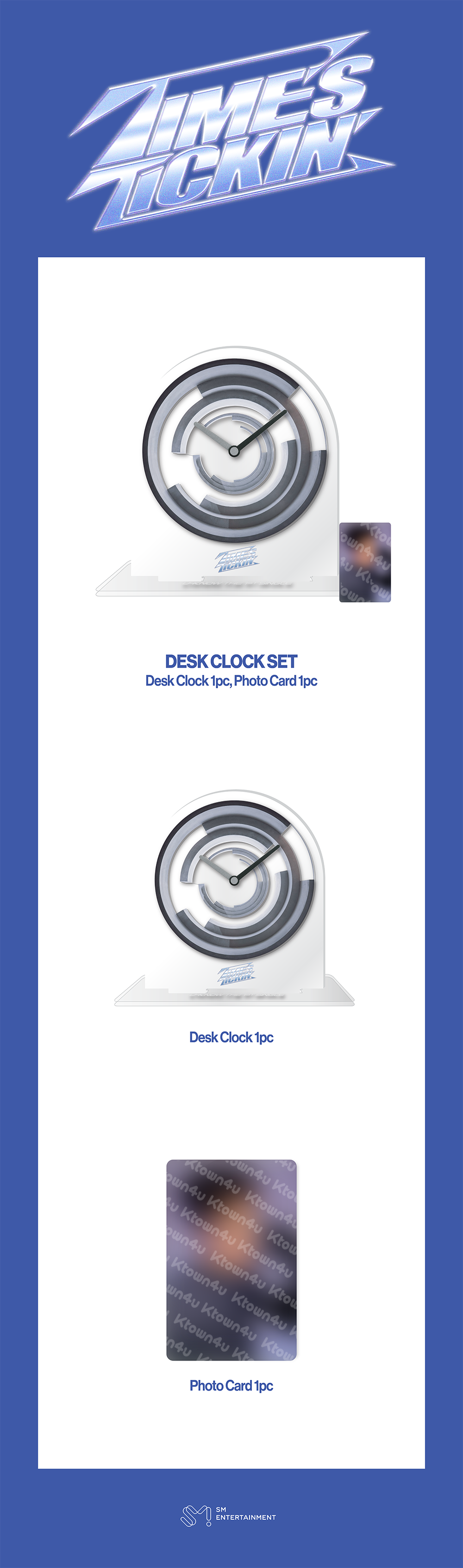 U-KNOW - [2026 [U-KNOW PROJECT 26 : SCENE#1] in SEOUL MD] DESK CLOCK SET