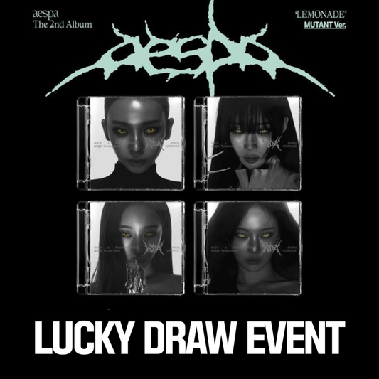 [Lucky Draw] aespa - 2nd Album [LEMONADE] (MUTANT Ver.) (Random Ver.)
