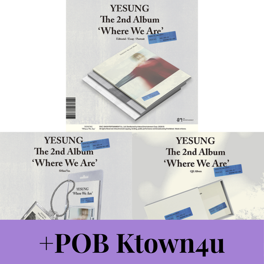 (Ktown4u Gift) YESUNG (SUPER JUNIOR) - 2nd Album [Where We Are] (SET)