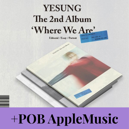 (AppleMusic Gift) YESUNG (SUPER JUNIOR) - 2nd Album [Where We Are] (Photobook Ver.)