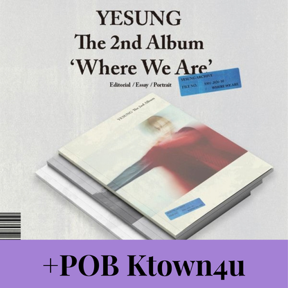 (Ktown4u Gift) YESUNG (SUPER JUNIOR) - 2nd Album [Where We Are] (Photobook Ver.)