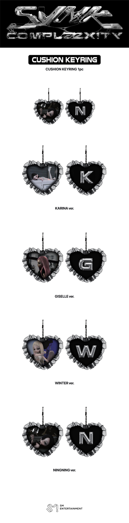 aespa - [2026 LIVE TOUR [SYNK: COMPLaeXITY] MD] CUSHION KEYRING