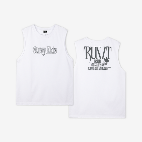(+ Gift) Stray Kids - [2026 World Tour [RUN IT] MD] SLEEVELESS TOP