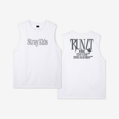 (+ Gift) Stray Kids - [2026 World Tour [RUN IT] MD] SLEEVELESS TOP
