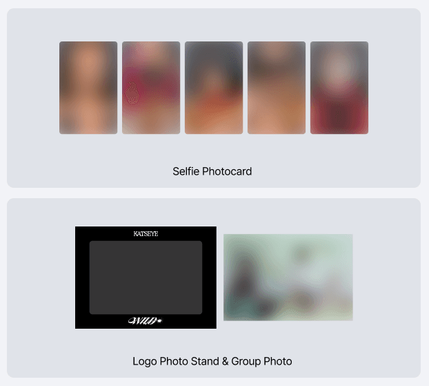 (Weverse Gift) KATSEYE - [WILD] (Member ver.) SET