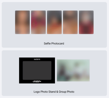 (Weverse Gift) KATSEYE - [WILD] (Member ver.) SET