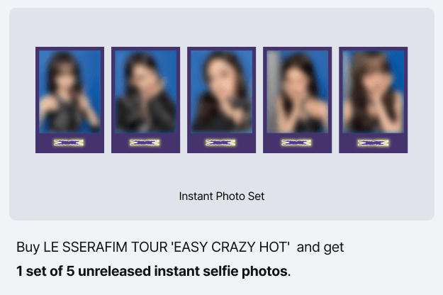 (Weverse Gift + 1st Press Gift) LE SSERAFIM - [TOUR 'EASY CRAZY HOT' ENCORE IN SEOUL] (DC)