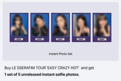 (Weverse Gift + 1st Press Gift) LE SSERAFIM - [TOUR 'EASY CRAZY HOT' ENCORE IN SEOUL] (DC)