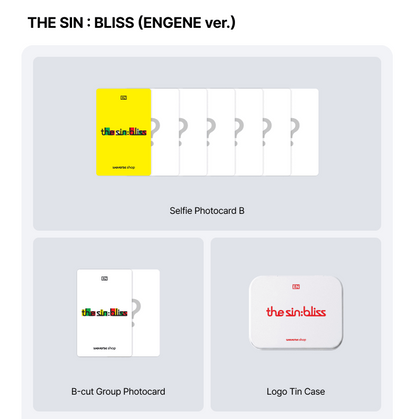 (Weverse Gift) ENHYPEN - [THE SIN : BLISS] (ENGENE ver.) (SET)