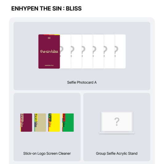 (Weverse Gift) ENHYPEN - [THE SIN : BLISS] (SET)